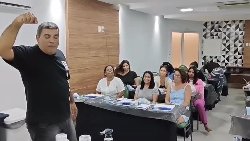 Turma em aula